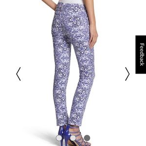 Slim Fit Floral Jeans